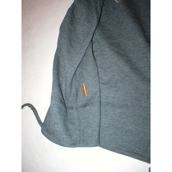 NWT Womens Lucy Activewear M Top Dark Gray Green Sleeves Pullover Cowl Neck New - Picture 4 of 8